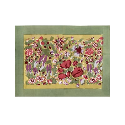 Jardine Red/ Green Placemats (Set of 6)