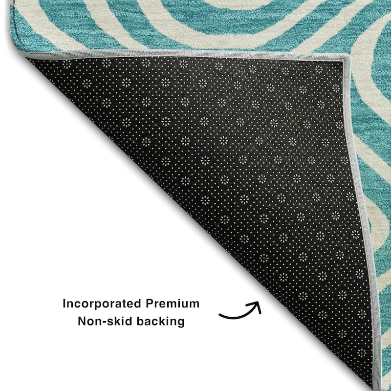 Premium Washable Super Soft Modern Maze Mayfield Rug