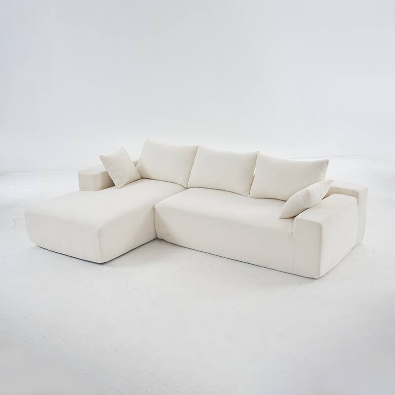 extra large deep modular sofa, cloud sofa 4-person sofa