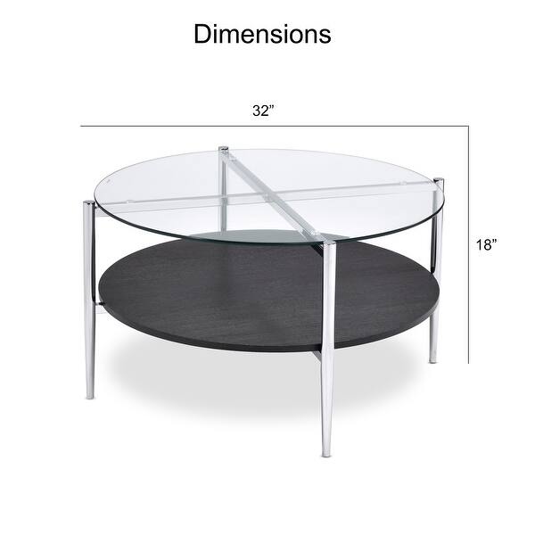 Porch & Den Bally Modern Mixed Media Coffee Table Overstock 31474578