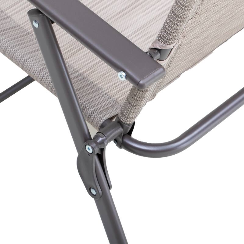 Pellebant Outdoor 5-piece Patio Dining Set with Folding Chairs