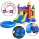 preview thumbnail 11 of 10, Commercial Inflatable Bounce House with Water Slide and Blower