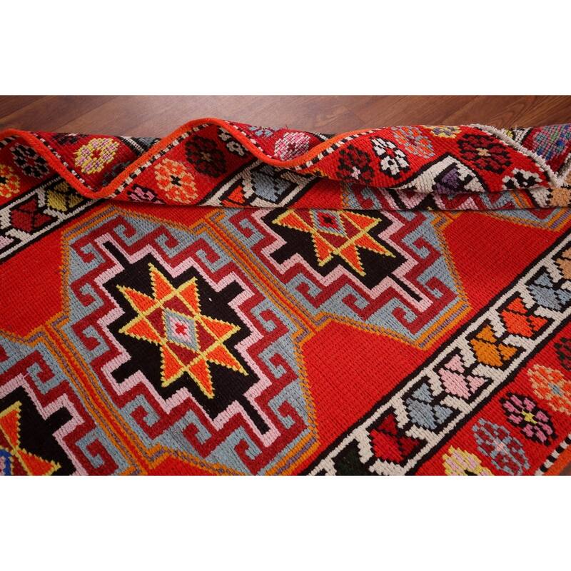 Anatolian Oriental Runner Rug Hand-Knotted Wool Carpet - 3'0"x 12'7"