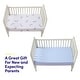 preview thumbnail 9 of 13, Sweet Home Collection Crib & Toddler Bed Sheets for Baby Girls and Boys, 2-Pack Fitted Mattress Sheets