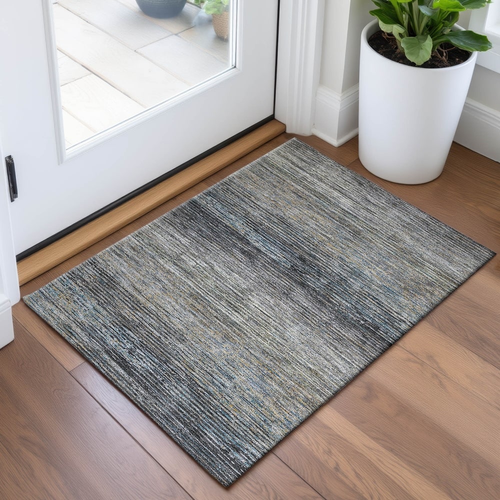 Premium Washable Super Soft Ombre Stripes Mayfield Rug