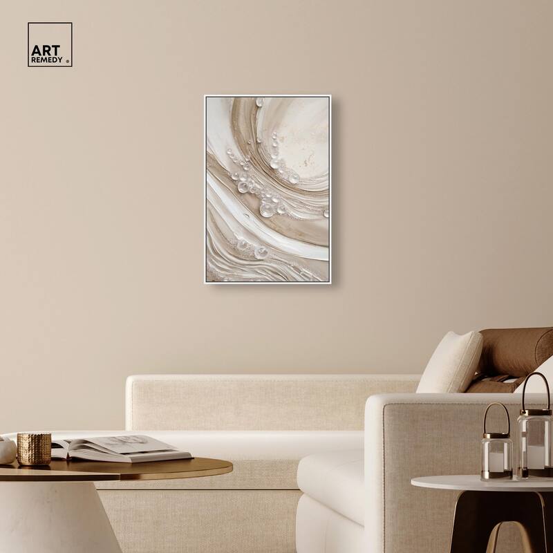 Chromatic Concretions I Canvas by Art Remedy