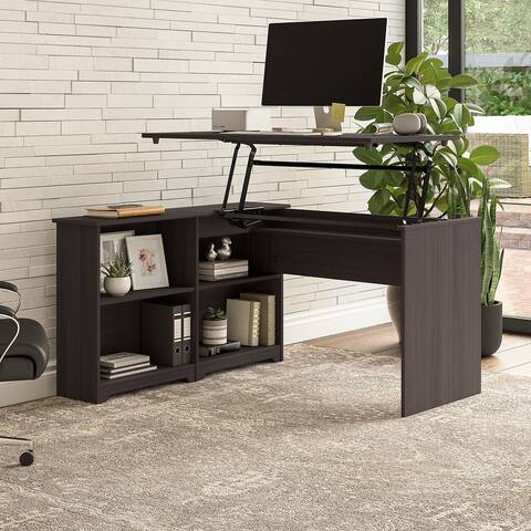 Cabot 3 Position Sit to Stand Corner Desk by Bush Furniture