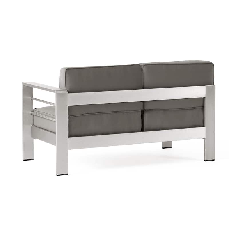 Cape Coral Outdoor 5-piece Sofa Set with Fire Pit by Christopher Knight Home