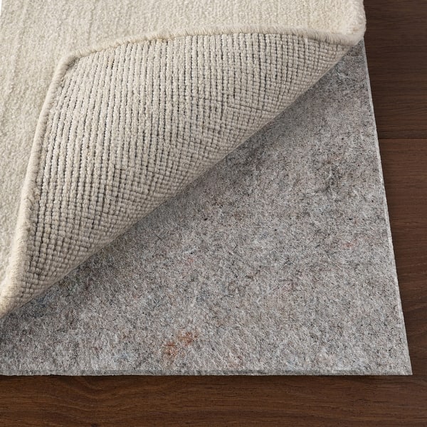 slide 2 of 9, Nuloom Gavin Luxury Vinyl Plank Safe Rug Pad 10' Round