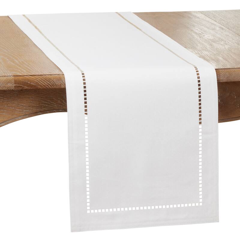 Table Runner with Laser-cut Hemstitch