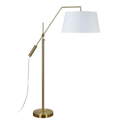 Renwil Claire Floor Lamp - Brass