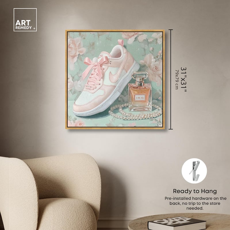 Petite and Cute Sneaker Canvas by Art Remedy