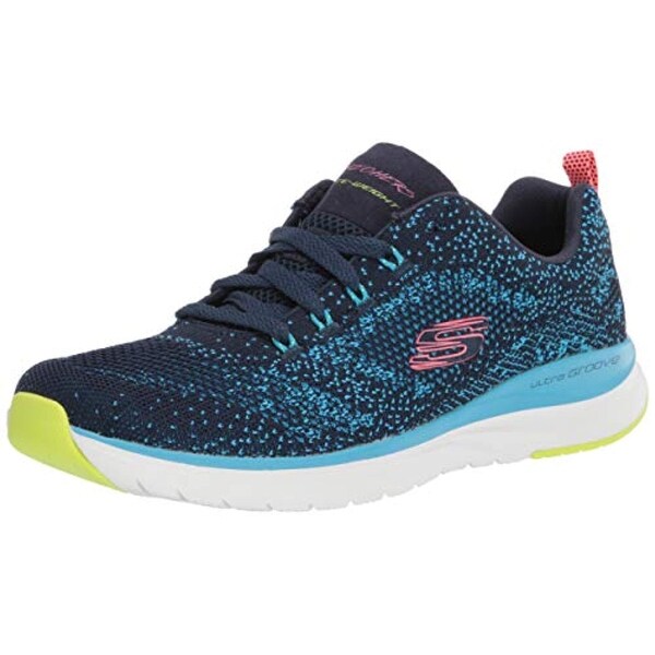 navy blue skechers womens