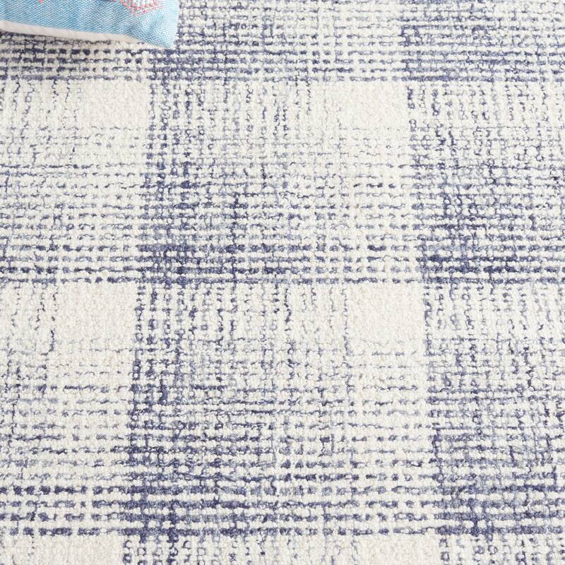 SAFAVIEH Handmade Ebony Corinda Modern & Contemporary Wool Rug