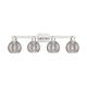 Option Brushed Satin Nickel / Light Smoke Deco Swirl
