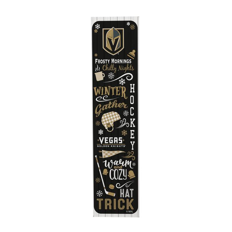 47" Double Sided Seasonal Porch Leaner, Vegas Golden Knights - 47" x 11.25"