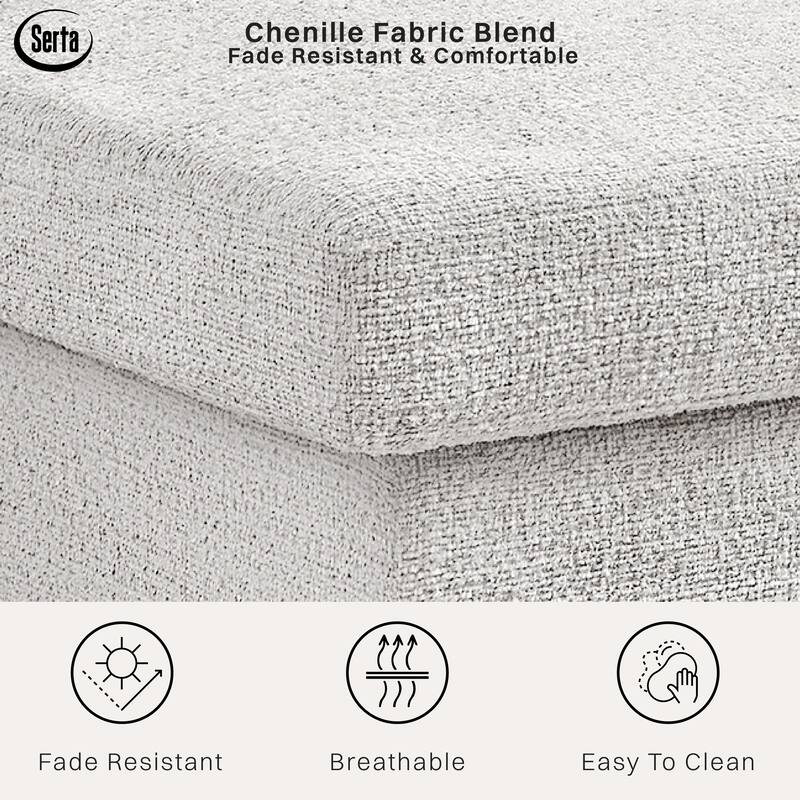 Serta Hayden Convertible Sectional Sofa with Storage