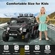 preview thumbnail 24 of 24, Ride on Car with 6 EVA Wheels&4WD, 24V Battery Powered Electric Car for Ages 3-6 Kids