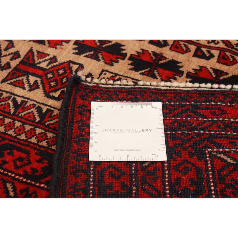 Teimani Tan Rug 3'6" x 4'9" - 3'6 x 4'9