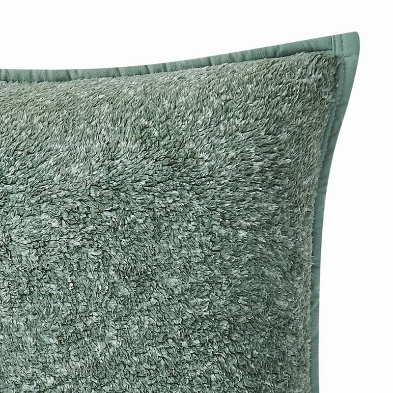 Brooklyn Loom Heathered Sherpa 20x20 2 Pack Decorative Pillow