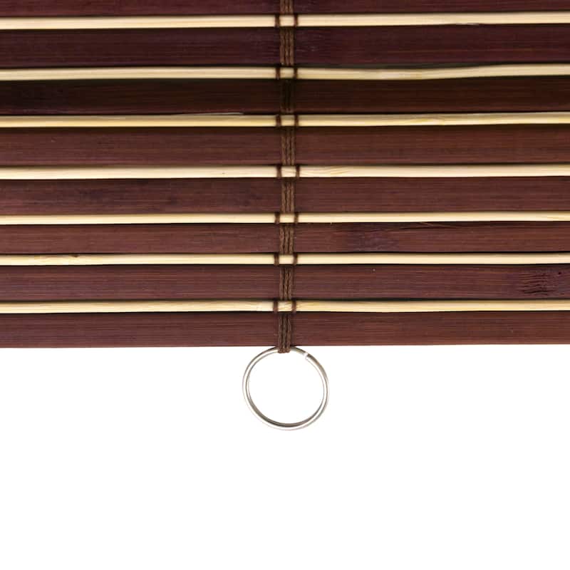 Bamboo Cordless Window Shade - Mahogany