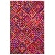 preview thumbnail 6 of 12, SAFAVIEH Handmade Nantucket Roselies Contemporary Cotton Rug 3' x 5' - Multi - Rectangle