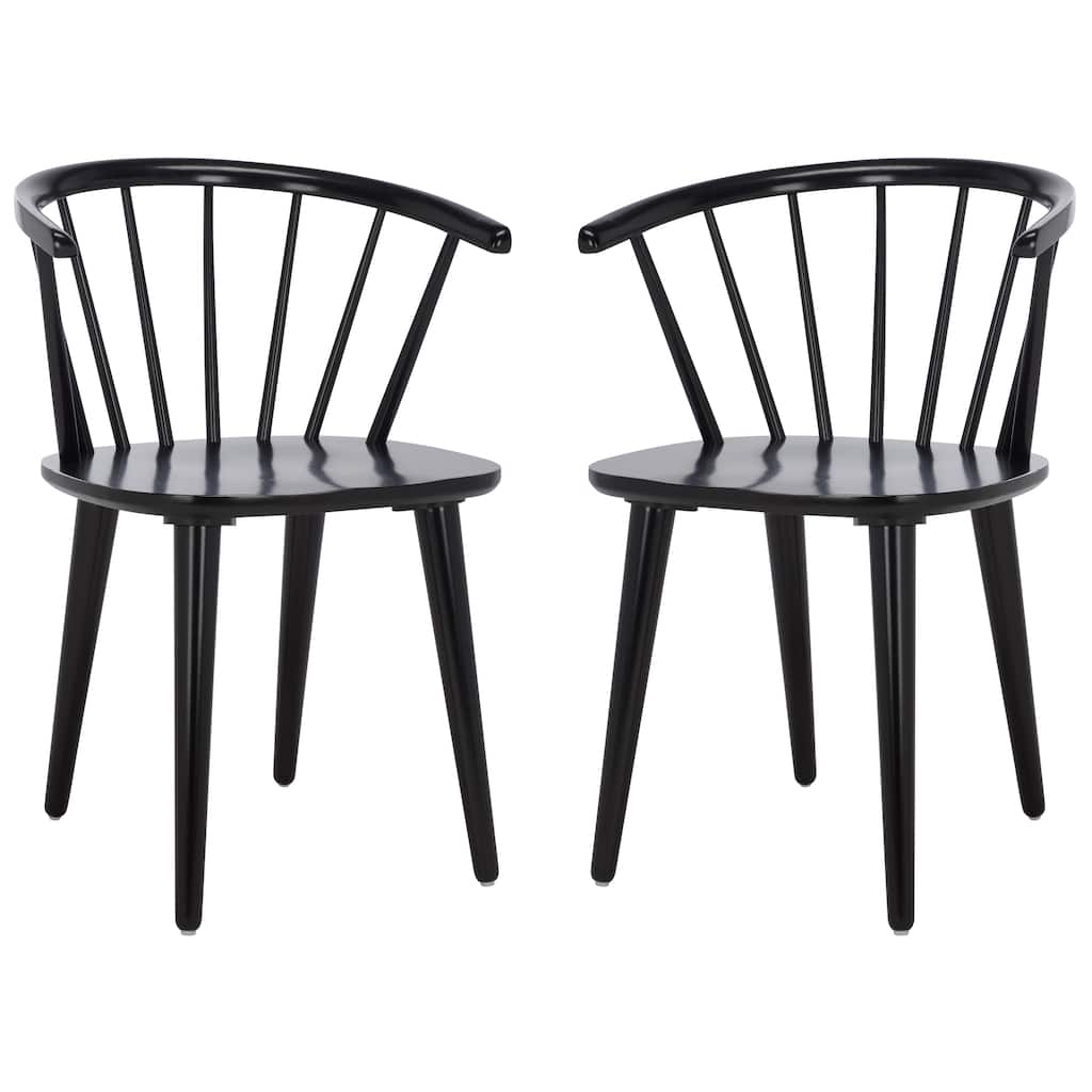 SAFAVIEH HOME Mandalyn Dining Chairs (Set of 2) - 21"W x 21"D x 30"H