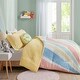 preview thumbnail 5 of 22, Jessie Yellow Rainbow Sunburst Reversible Cotton Comforter Set by Urban Habitat Kids