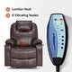 preview thumbnail 24 of 51, MCombo Large Power Lift Recliner Leather Chair with Massage, Heat, Cup Holders,Extended Footrest, Leather 7516