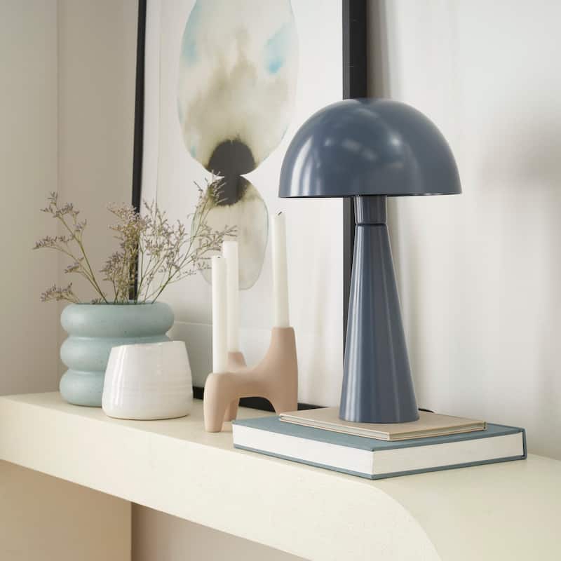 Nourison 16" Mid-Century Mushroom Table Lamp