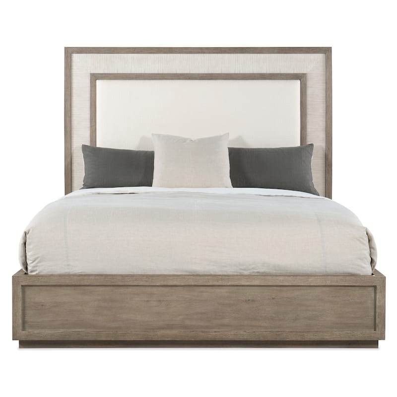 Serenity Rookery King Upholstered Panel Bed