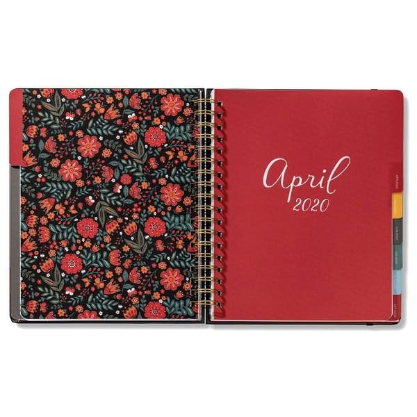 Shop Calendars Dinaras Wildflowers Planner In Gold With Wire O