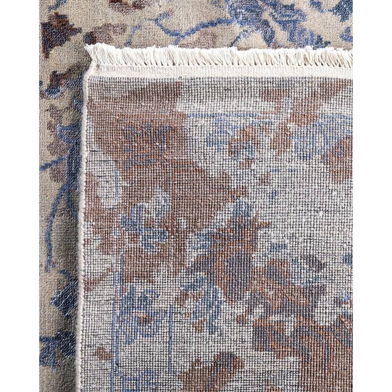 Ikat One-of-a-Kind Hand-Knotted Area Rug, Gray - 8' 3" x 10' 3"