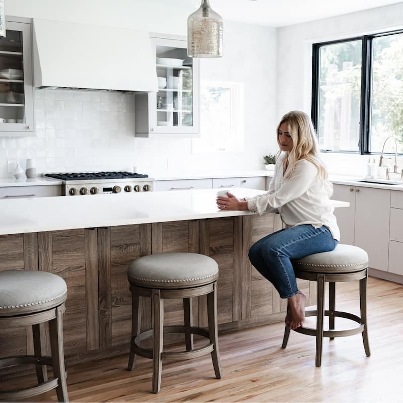 Maven Lane 26" Alexander Backless Counter Height Kitchen Stool