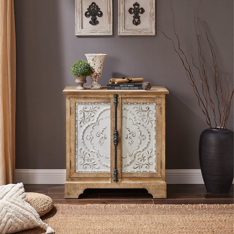 Art Leon Retro and Romantic Floral Cabinet
