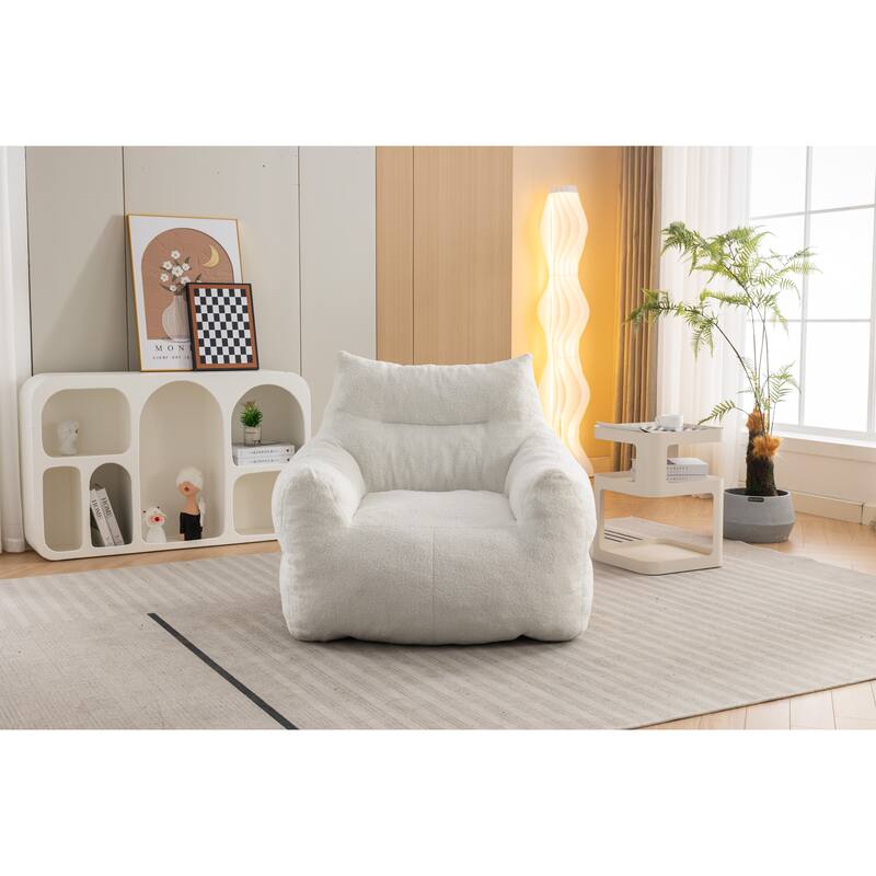 Modern 37" Upholstered Chaise Loungel Chair with High Quality Memory Sponge Filled