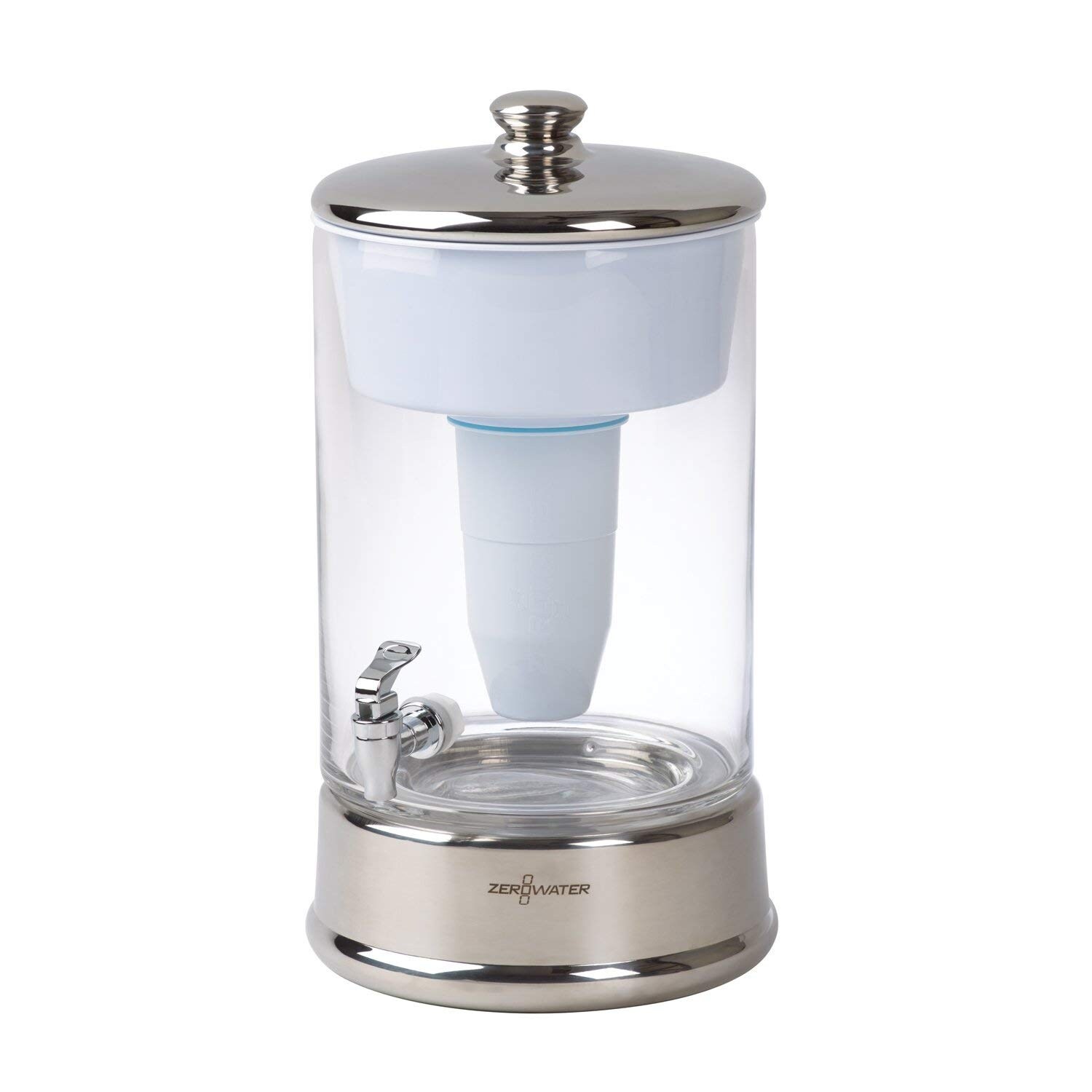 Zero Water 40-Cup Portable 2.5 Gallon Glass Dispenser ZBD-040-1