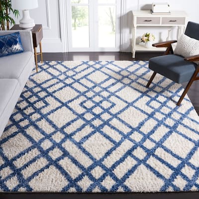 SAFAVIEH Berber Shag Kathryne Moroccan 1.2-inch Thick Rug