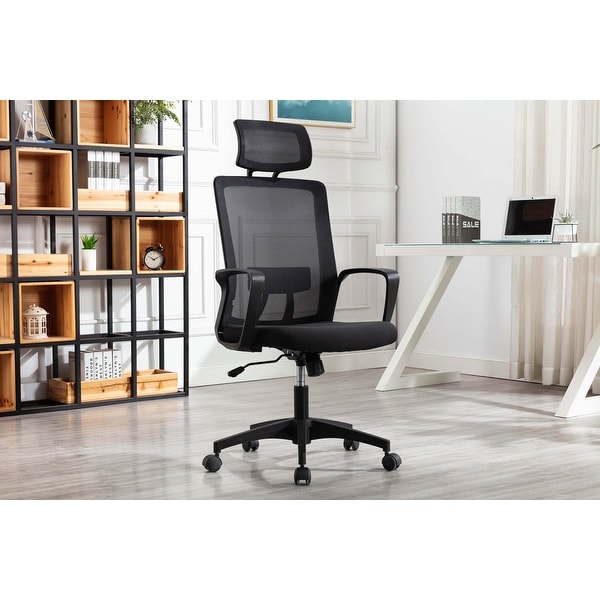 Porthos Home Noe Office Chair Tall Mesh Back Height Adjustable
