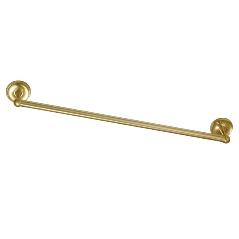 Classic 24-Inch Towel Bar - Brushed Brass