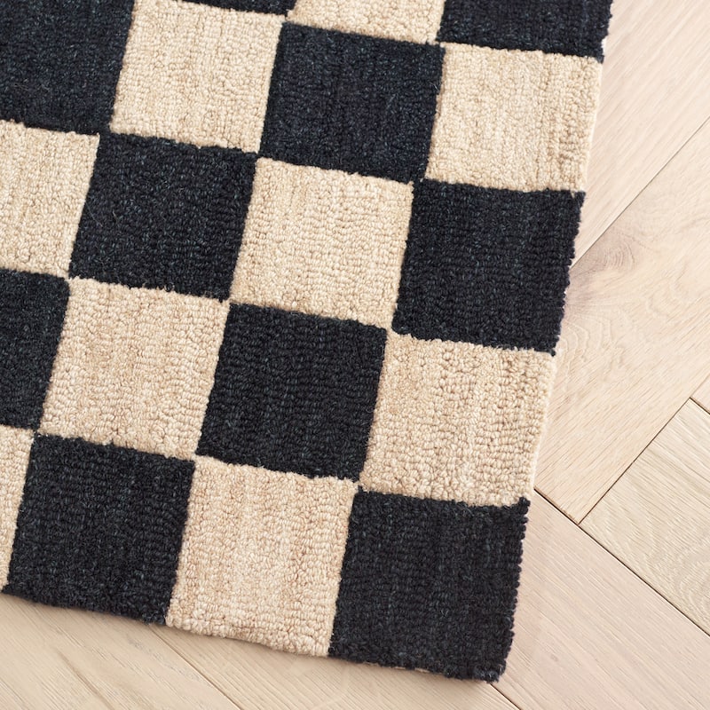 SAFAVIEH Handmade Martha Stewart Collection Berthild Checkered Wool Rug