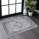 preview thumbnail 2 of 5, LOOM & LUXE Collection 2X3 Blue/Grey/Oriental Non-Shedding Area Rug - 36" D x 24" W x 0.35" H