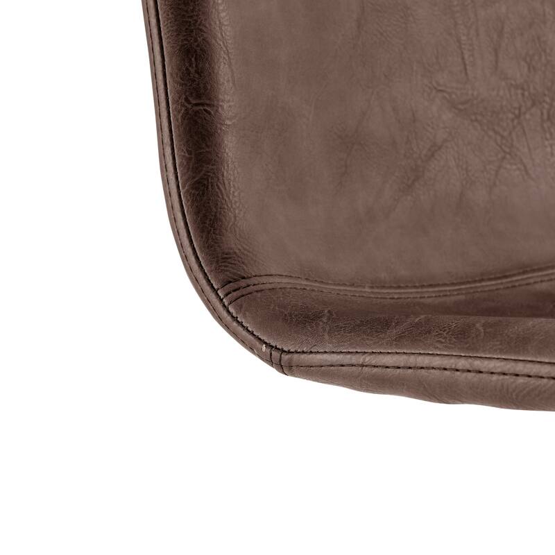 NPD Furniture Bruce Faux Leather Gaslift Bar Stool (Set of 2)