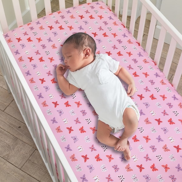 Shop Bedtime Originals Magic Garden 3 Piece Pink White Lavender