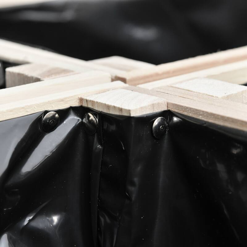 4-Piece Indoor/Outdoor Elevated Garden Planter Box with Drainage Bag