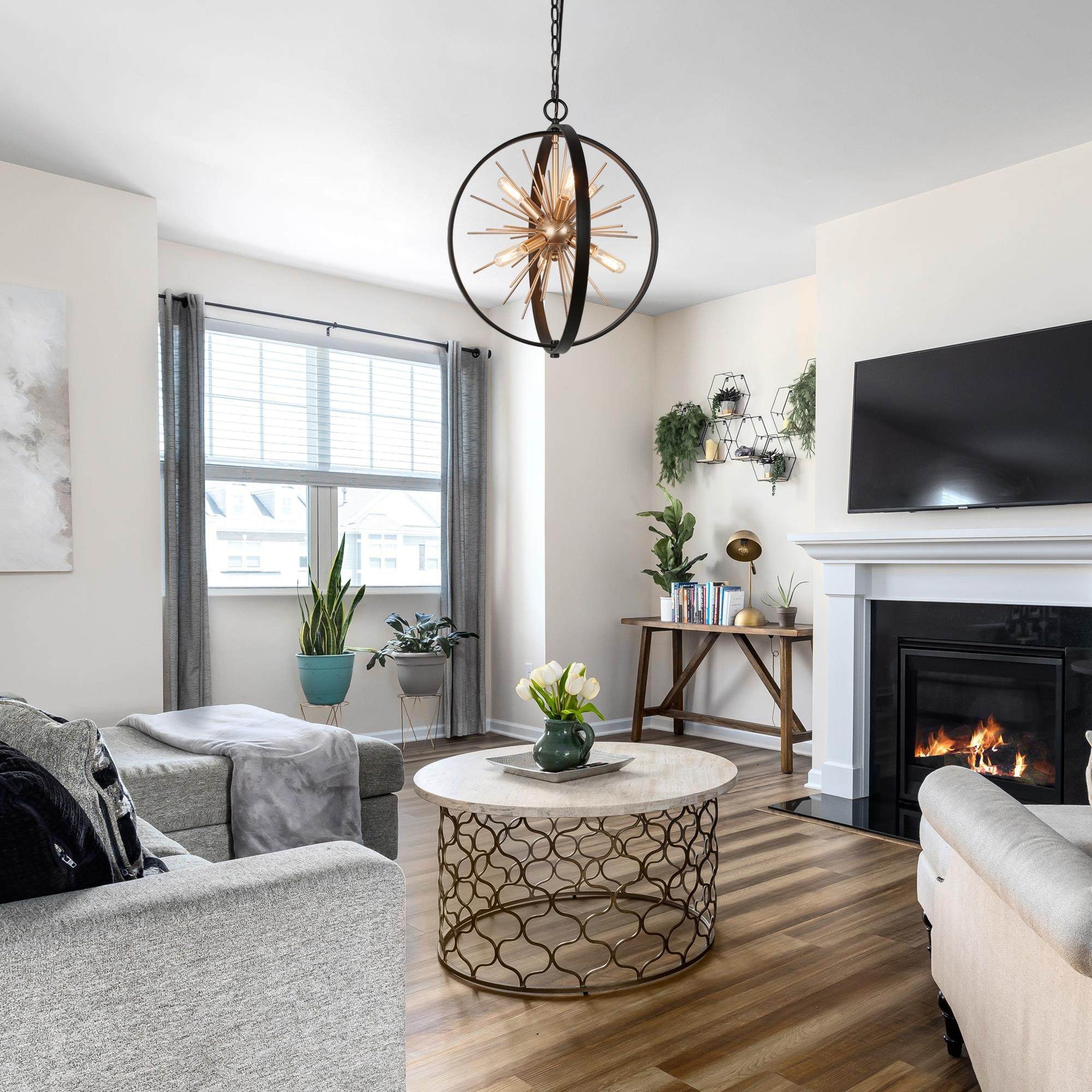 Farmhouse living room clearance ceiling lights