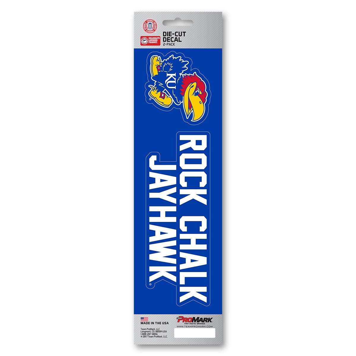 Shop Kansas Jayhawks Decal Die Cut Slogan Pack Overstock 27572670