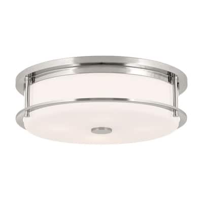 Kichler 52597 Brit 4 Light 18" Wide Flush Mount Drum Ceiling Fixture