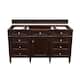 Option Burnished Mahogany Cabinet Base Only - No Top