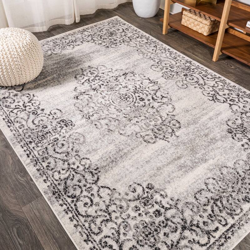 JONATHAN Y Brooklyn Filigree Medallion Area Rug